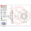 2x Bremsscheibe BREMBO 09.9167.11 passend für AUDI SEAT SKODA VW VW (FAW)