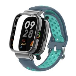 Armband+Metall Case Für Xiaomi Mi Watch Lite 3 /Redmi Watch 3 Silikon Sport Band