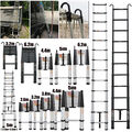 2.6M-6.2M 20FT Höhe Teleskopleiter Ausziehbar Stehleiter Ladder Mehrzweckleiter