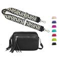 DAMEN SET LEDER BAUCH HÜFTE TASCHE+Tragegurt Umhängetasche CROSS BODY OVER BAG