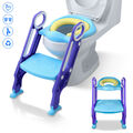 Toilettentrainer Treppe PP + PU Toilettensitz Lerntöpfchen WC Sitz 1-7 Kinder