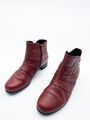 Gabor Damen Ankle Boots Stiefel Stiefeletten Leder rot Gr 38,5 EU Art 19675-40