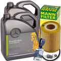 MANN ÖLFILTER+ORIGINAL 5W30 ÖL für MERCEDES VITO VIANO W639 C E KLASSE W204 W211