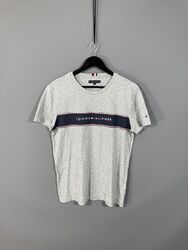 TOMMY HILFIGER T-Shirt - Größe Medium - grau - Top Zustand - Herren