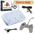 Sony PlayStation 1 Konsole (FAT/PSone/PSX/PS1) +Controller +1 Spiel +Memory Card