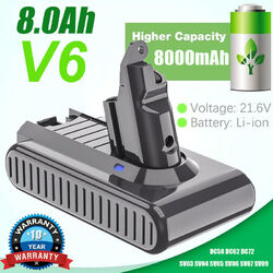 8000mAh Akku Für DYSON V6 Akku DC58 DC59 DC61 DC62 DC72 DC74 SV03 SV06 21.6V 8AH