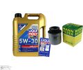 INSPEKTIONSKIT FILTER LIQUI MOLY ÖL 5L 5W-30 für VW Golf VI 5K1 1.4 TSI 1.2 1K1