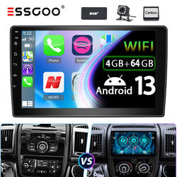 Für Fiat Ducato 2006-2016 DAB+ 4+64G Android 13 Autoradio GPS NAV CarPlay Kamera