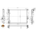 1x Kühler, Motorkühlung NRF 51577A passend für BMW