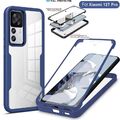 360° Handyhülle für Xiaomi 13T 12T 11T Pro Redmi Note 12 11 10 Hybrid Full Cover