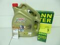 MANN Ölfilter, Luftfilter und 5Ltr. CASTROL 5W30 Motoröl Opel Astra H