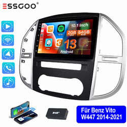 2+64G Carplay Android 13 Autoradio BT DAB+ Für Mercedes Benz Vito 3 W447 14-2020