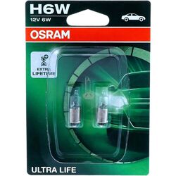 H6W OSRAM Ultra Life - 3x längere Lebensdauer - Scheinwerfer Lampe DUO-Pack NEU