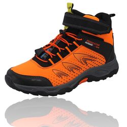 Herren Damen Trekkingschuhe Stiefel Boots Outdoor Wanderschuhe Orange 70857