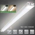 120/150cm LED Feuchtraumleuchte Wannenleuchte Röhre Unterbauleuchte Lichtleiste