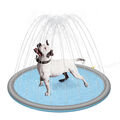EUGAD Hundepool mit Sprinkler für kleine Hunde Planschbecken Hundebad faltbar 