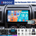 64G DAB+ Für Fiat Ducato 2007-2023 Android 13 Autoradio GPS Nav Kam CarPlay WIFI