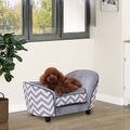 PawHut Haustiersofa Hundebett Hundecouch Hundesofa Hundematte Katze mit Kissen