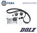 KD073 ZAHNRIEMEN-SATZ KIT SET + WASSERPUMPE DOLZ FÜR RENAULT MEGANE II 1.6L