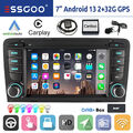 DAB+ 2+32GB Android 13 Carplay Autoradio GPS Navi WIFI Für Audi A3 S3 RS3 8V 8P1