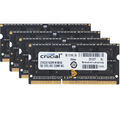 Crucial 4x 8GB 2Rx8 PC3L-12800S DDR3L 1600MHz Laptop SO-DIMM RAM Speicher Test %