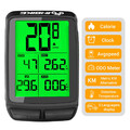Kabellos Funk Fahrradcomputer LCD Fahrrad Tachometer Radfahren Kilometerzähler