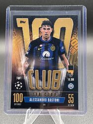 100 Club Alessandro BASTONI Topps Match Attax 2023/2024 Inter Mailand 23/24 #484