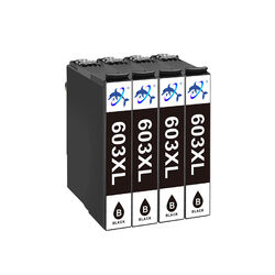 10x Patronen Set kompatibel für 603XL Epson WF-2810 2830 2850 XP-2100 3100 4100