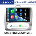 64G Android 13 Carplay Autoradio GPS Navi Für Ford Focus II MK2 Exi AT 2004-2011