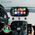 Für Fiat 500 500C 2007-2015 2+64GB Android 14 Autoradio Apple CarPlay GPS Navi