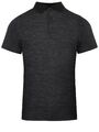 Herren Merino Polo-Shirt Kurzarm T-Shirt mit Kragen Outdoor Polohemd 100% Merino