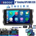 32G DAB+ Android13 Carplay Autoradio GPS KAM Für Benz Smart Fortwo 451 2005-2010