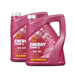 10 Liter (2x5) MANNOL Energy Combi LL 5W-30 API SN CF Motoröl 5W30 4036021501307