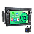 Android 13 DAB+ Autoradio CarPlay Touchscreen für Opel Zafira B Astra H Navi GPS