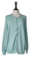 ☆ Marks & Spencer Gr. 18 Pure Cashmere Strickjacke hellgrün