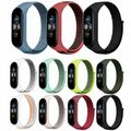 Ersatz Armband für Xiaomi Mi Band 3/4/5/6 Nylon Fitness Sport Tracker Bracelets