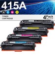 4 Tonerkartusche 415A passend für HP M454dn M479dw M479dn MIT CHIP