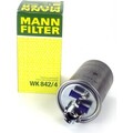 MANN FILTER WK 842 4 KRAFTSTOFFFILTER FÜR VW GOLF PASSAT POLO SHARAN SEAT IBIZA