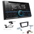 Kenwood 2-DIN Receiver Autoradio Bluetooth für Suzuki Baleno ab 2016 in schwarz