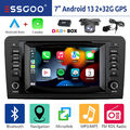 Autoradio DAB+ Android 13 Carplay GPS Navi EQ Für Mercedes M/GL Klasse W164 X164