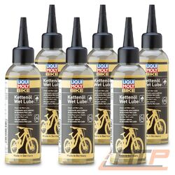 6x 100ml LIQUI MOLY BIKE KETTENÖL WET LUBE FAHRRAD KETTEN ÖL SCHMIERÖL FEUCHT### SPEZIELL FÜR FEUCHTE UND NASSE BEDINGUNGEN ###