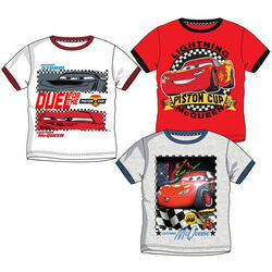 Coole T-Shirts von Cars im 3er Pack--> Weiß, Rot, Grau--> 98 bis 128--> NEU!!!