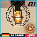 Retro Deckenleuchte Industrial Metall Deckenlampe Kronleuchter E27 Pendelleuchte