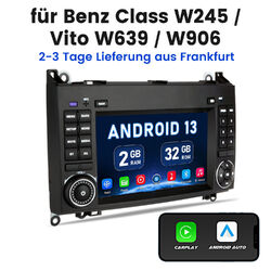 Autoradio Für Mercedes-Benz A B Klasse Vito W169 W639 W245 GPS Navi Android 13.0