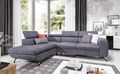 Moderne Schlafcouch Schlafsofa Bettfunktion Sofa Couch Polster Sitzgarnitur Ecke