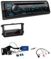 Kenwood Bluetooth USB CD Lenkrad DAB Autoradio für VW Amarok Beetle EOS Caddy Go