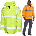 Winterjacke Arbeitsjacke Jacke Warnschutz Warnschutzjacke HiVis Gr. XS - 5XL