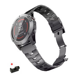 Titan Metall Armband Ersatz Für Garmin Fenix 7X 7 6X 6 5X Plus Epix Pro Quickfit