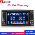 Android 12 DAB+ Autoradio GPS BT SWC Navi für VW T5 Multivan Touareg Transporter