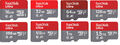 SanDisk Ultra microSD +SD-Adapter 8GB, 16GB, 32GB, 64GB, 128GB, 256GB, 512G, 1TB